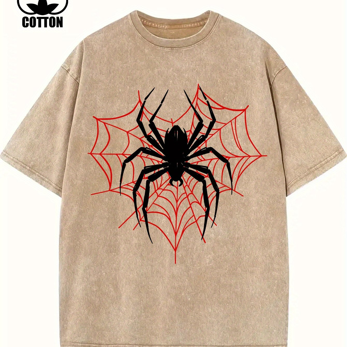 Pure Cotton Vintage Trendy Brand T-shirt, Short Sleeved Round Neck T-shirt, with A Certain Thickness Suitable for Summer Wearing T-shirt