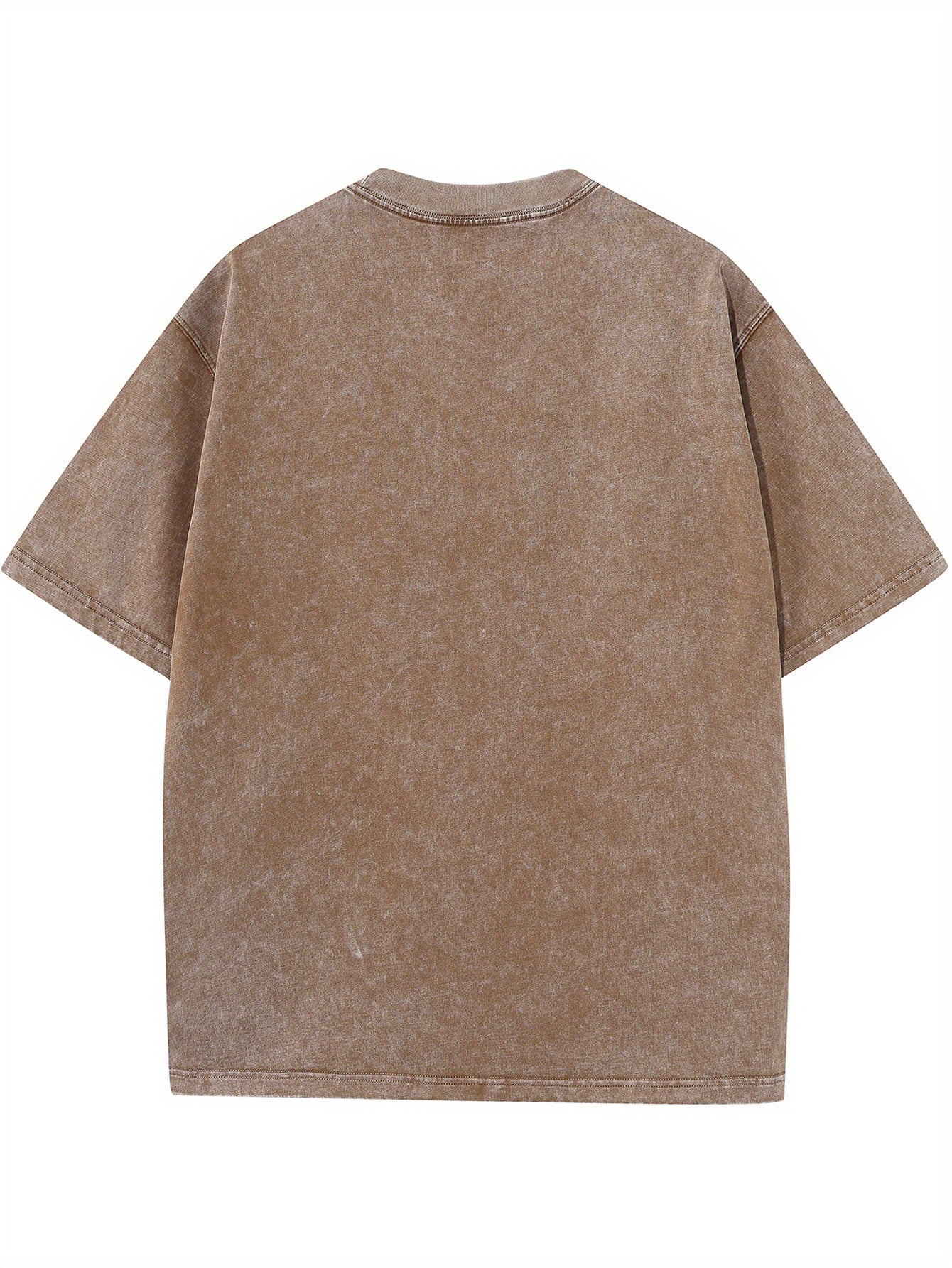 Pure Cotton Vintage Trendy Brand T-shirt, Short Sleeved Round Neck T-shirt, with A Certain Thickness Suitable for Summer Wearing T-shirt