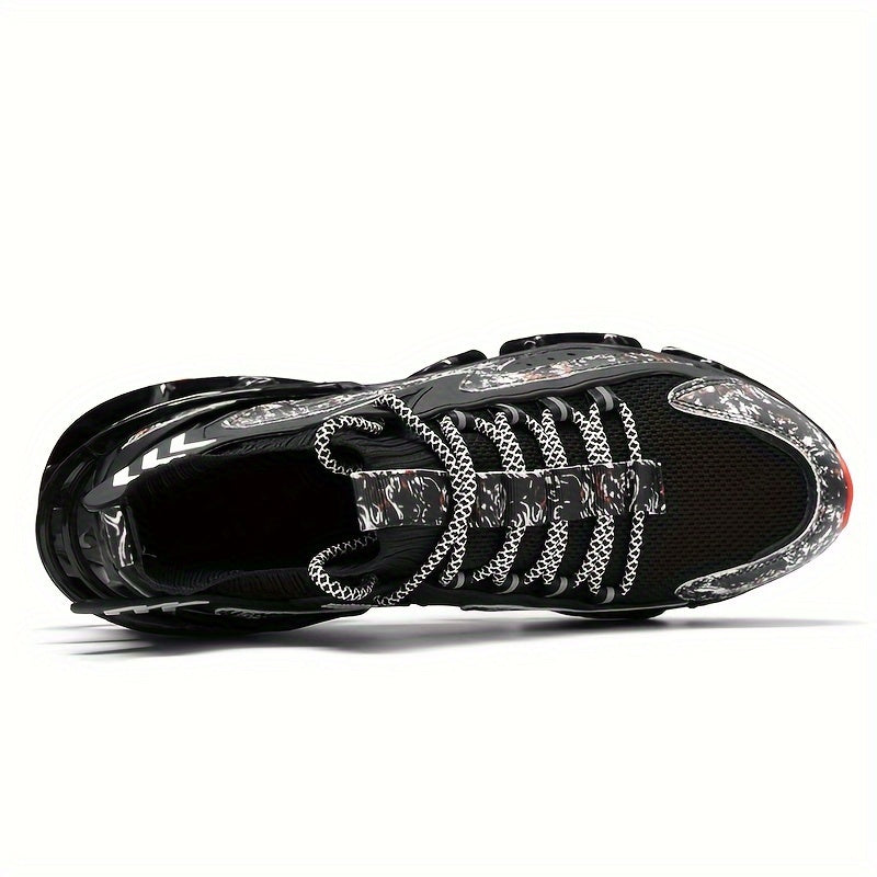 Men's Blade Fashion Sneakers Non-Slip Running Athletic Tennis Shoes Casual Walking Shoes