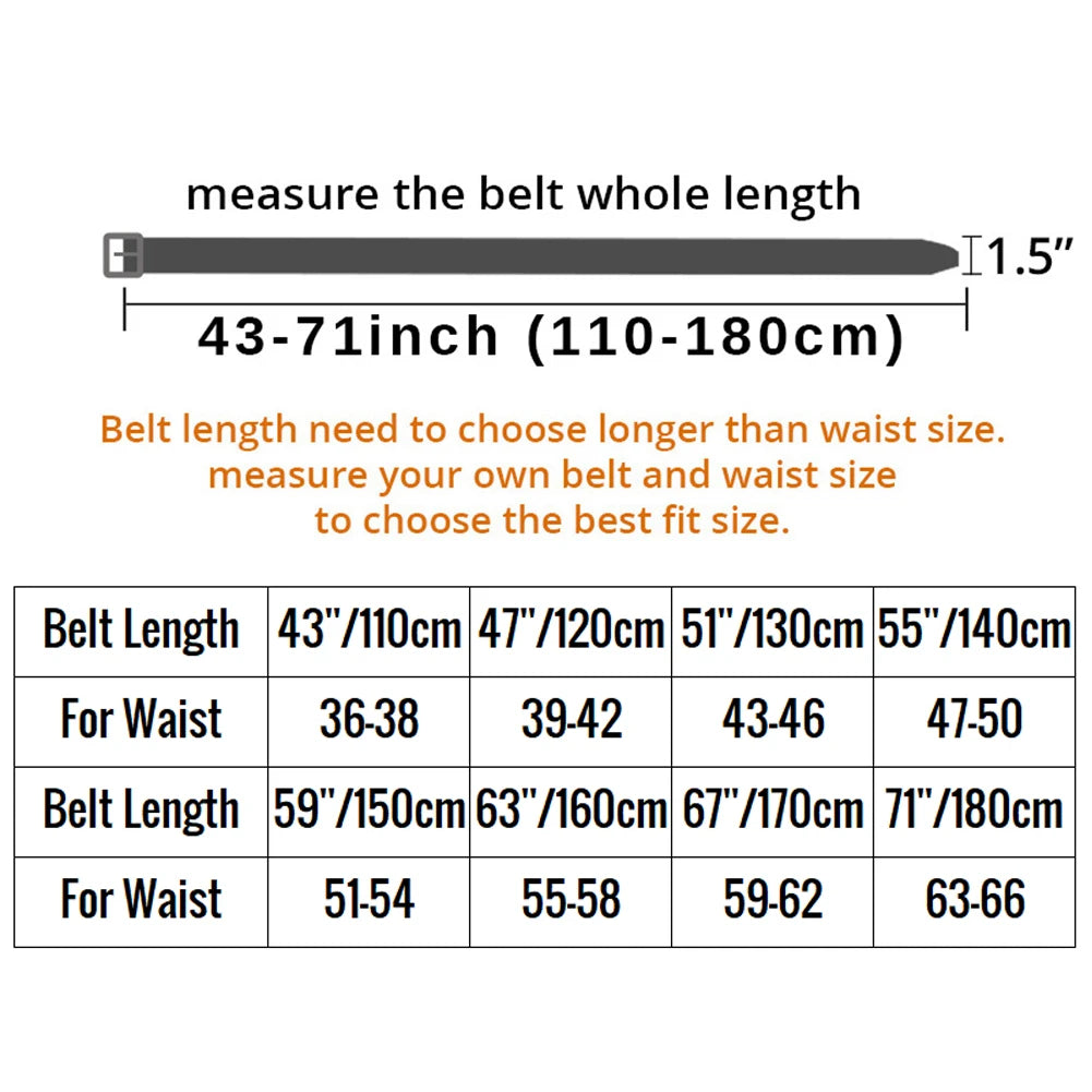 Drizzte Plus Size Belt 110 to 180cm Long Black Braided Woven Elastic Stretch Men for Big and Tall 48 50 52 54 56