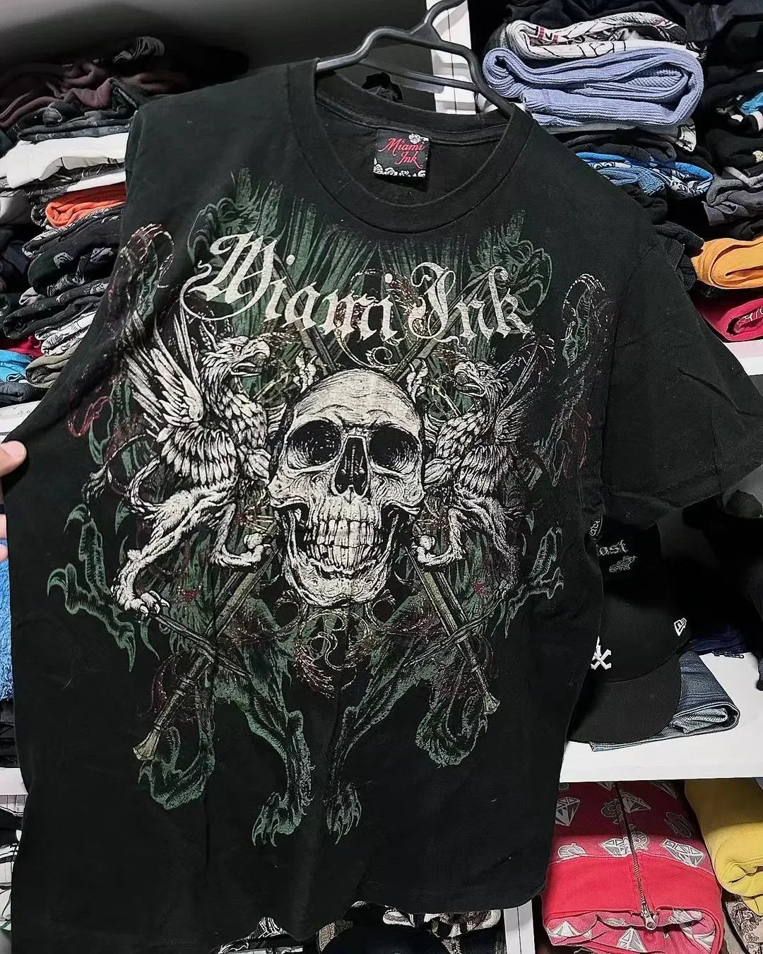 2000s Cyber Grunge Graphic T-shirt Y2K Star Skull Print Short Sleeve Tees Japanese Emo Vintage E girl Gothic T shirt Women Men