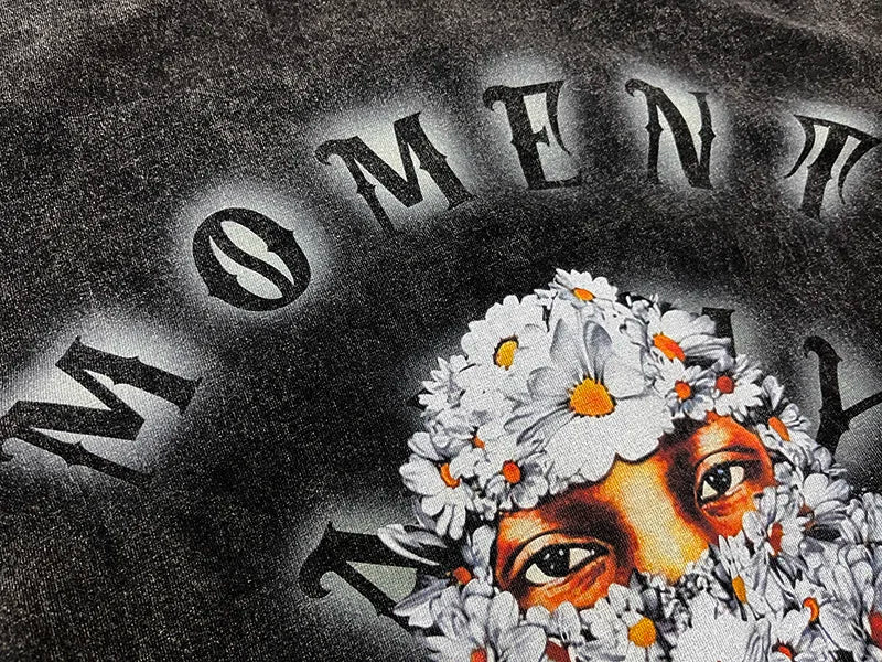 Pearl Mask Men Hip Hop T-shirt 2024 Summer After Washing Cotton Tee Shirts Male Top Streetwear Clothes