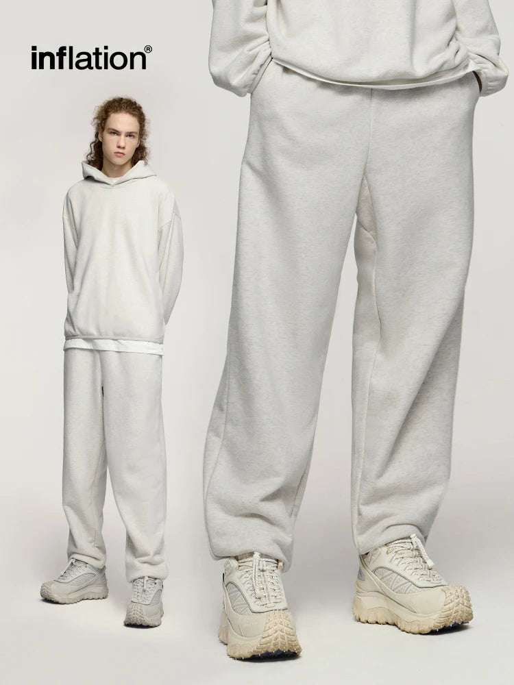 INFLATION Premium Cozy Joggers Pants Unisex Basic Comfortable Relaxed Fit Joggers