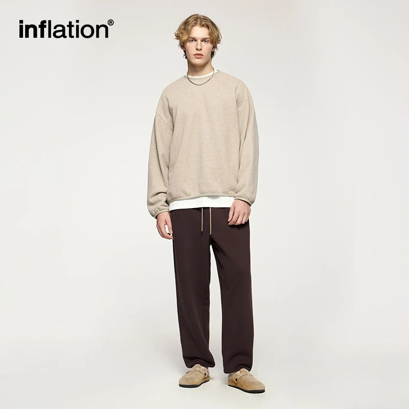 INFLATION Premium Cozy Joggers Pants Unisex Basic Comfortable Relaxed Fit Joggers