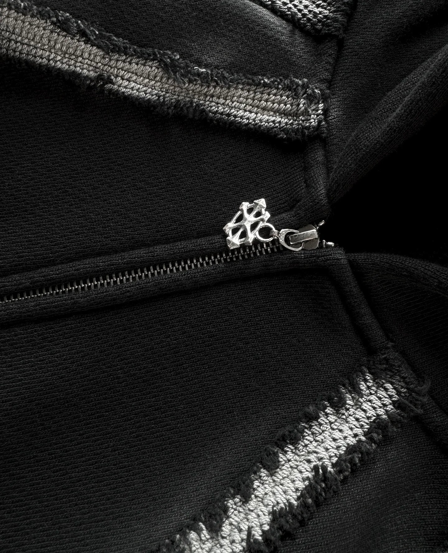 NEW Y2K Garden Zip Up Hoodie Creative Stripe Structure Stitching Streetwear Retro Goth Unisex Oversized Casual High Street Pullo