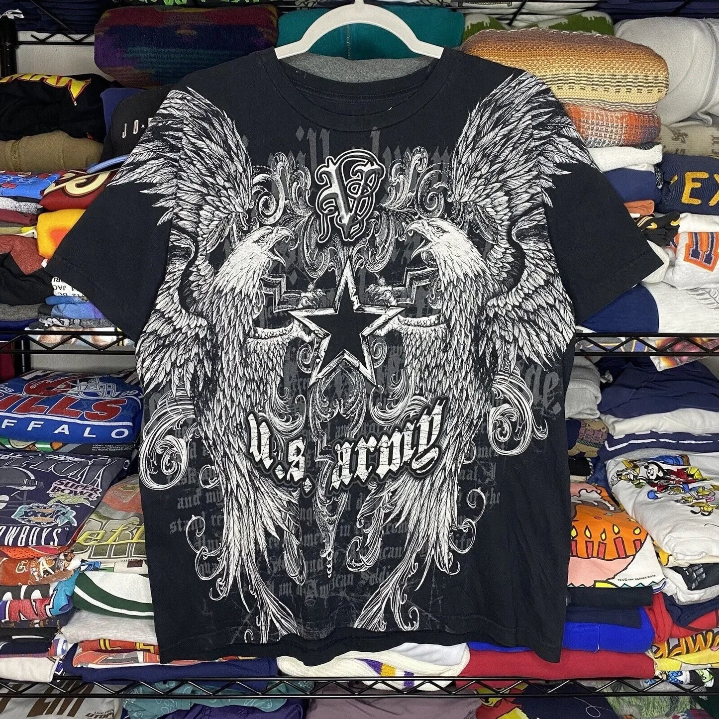 New Harajuku Summer Casual Retro Hip-Hop Grunge Skull Cross Pattern Men's T-shirt Retro Fashion Street Wind Short-Sleeved Tops