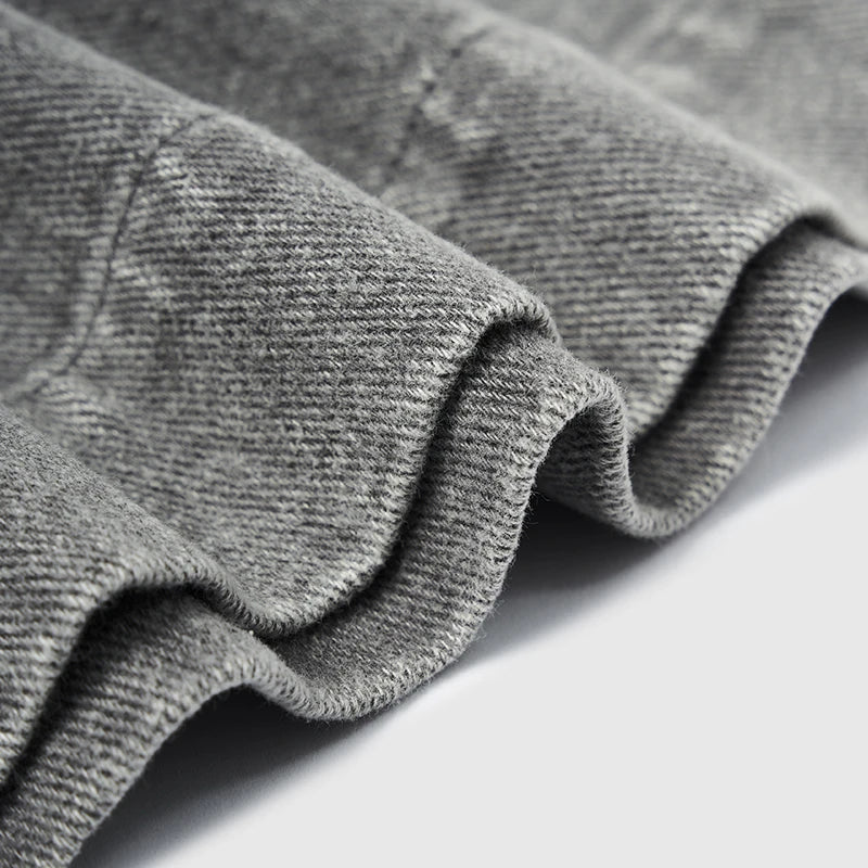 INFLATION Men's Washed Vintage Pants American Streetwear Loose-Fit Water-Washed Floor-Length Trousers