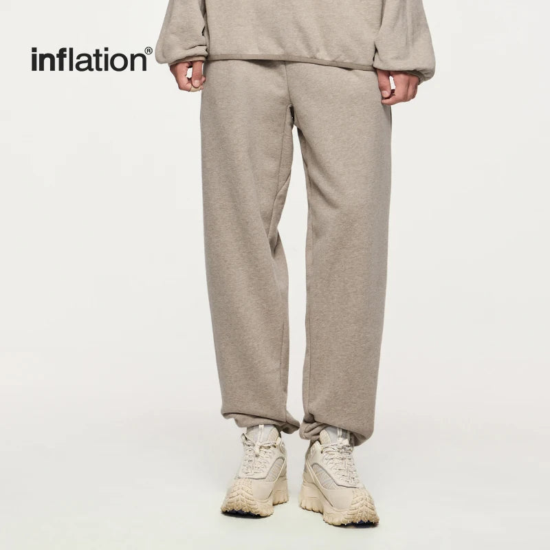INFLATION Premium Cozy Joggers Pants Unisex Basic Comfortable Relaxed Fit Joggers