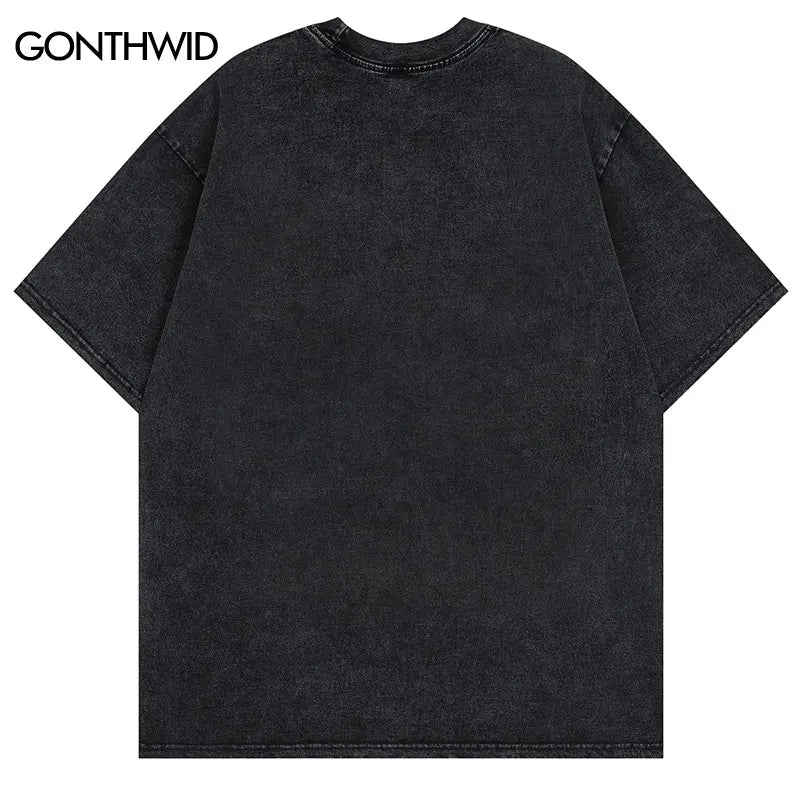 Oversize Doberman Dog Streetwear T-Shirt