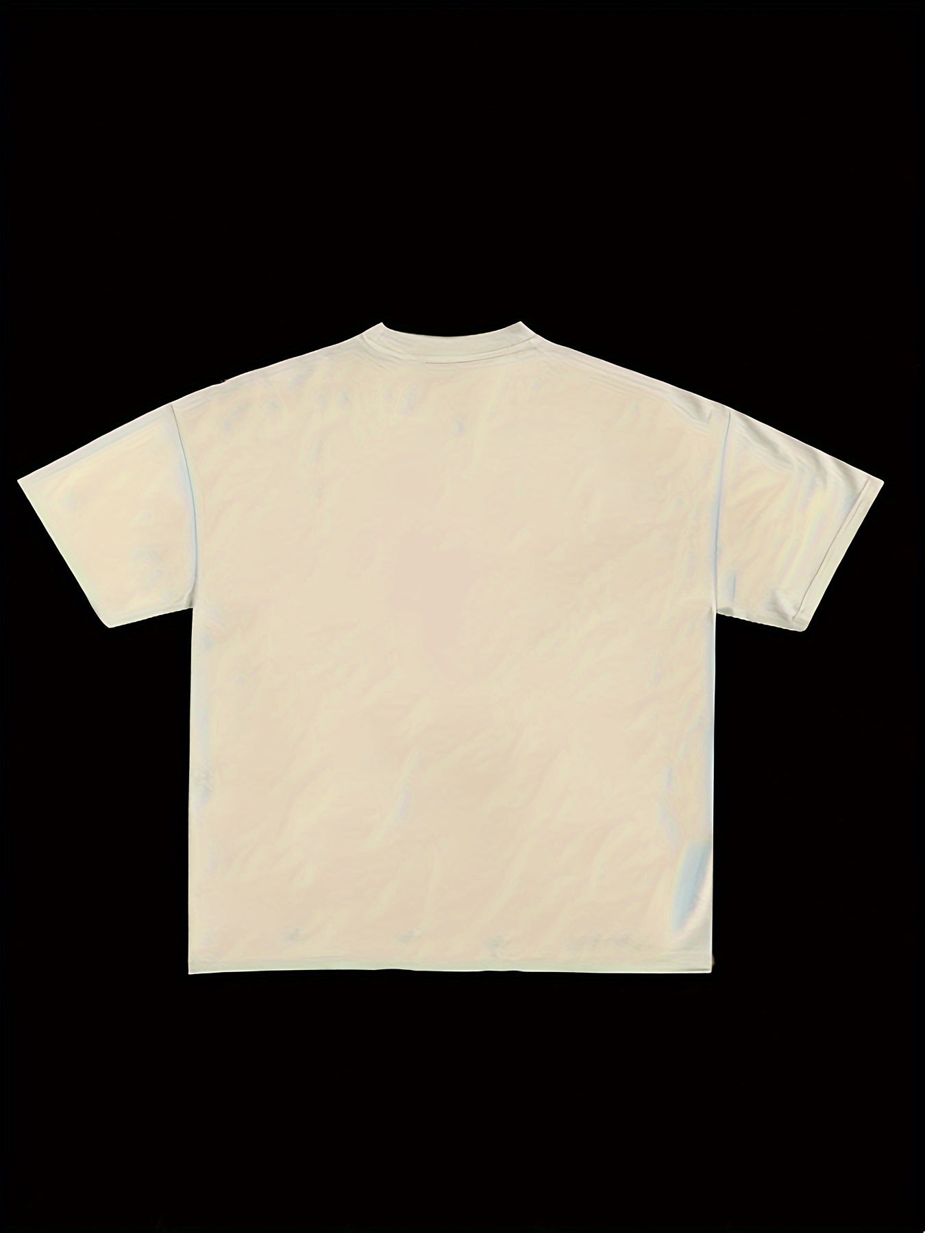 Versatile Comfort, Y2K-Inspired Hand-Drawn Letter Graphic Tee for Women - Semi-Sheer, Machine Washable, Round Neck