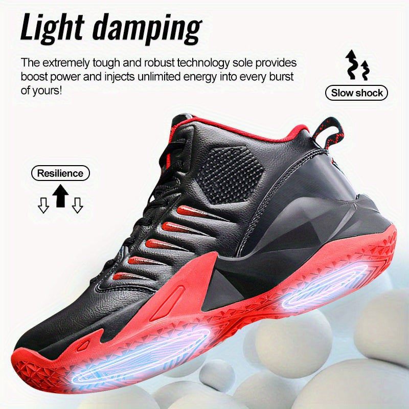 YTAT Men's Fashion Sports Shoes Waterproof Basketball Shoes Anti Slip And Wear Resistant Youth Football Shoes