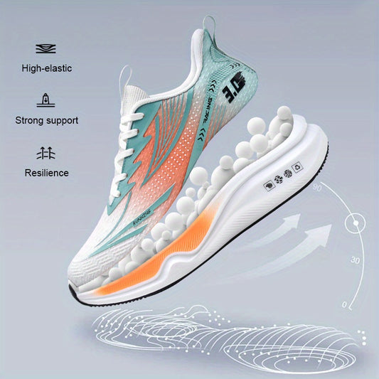 Men's road running shoes, tennis shoes, anti slip casual gym, lightweight and breathable walking shoes