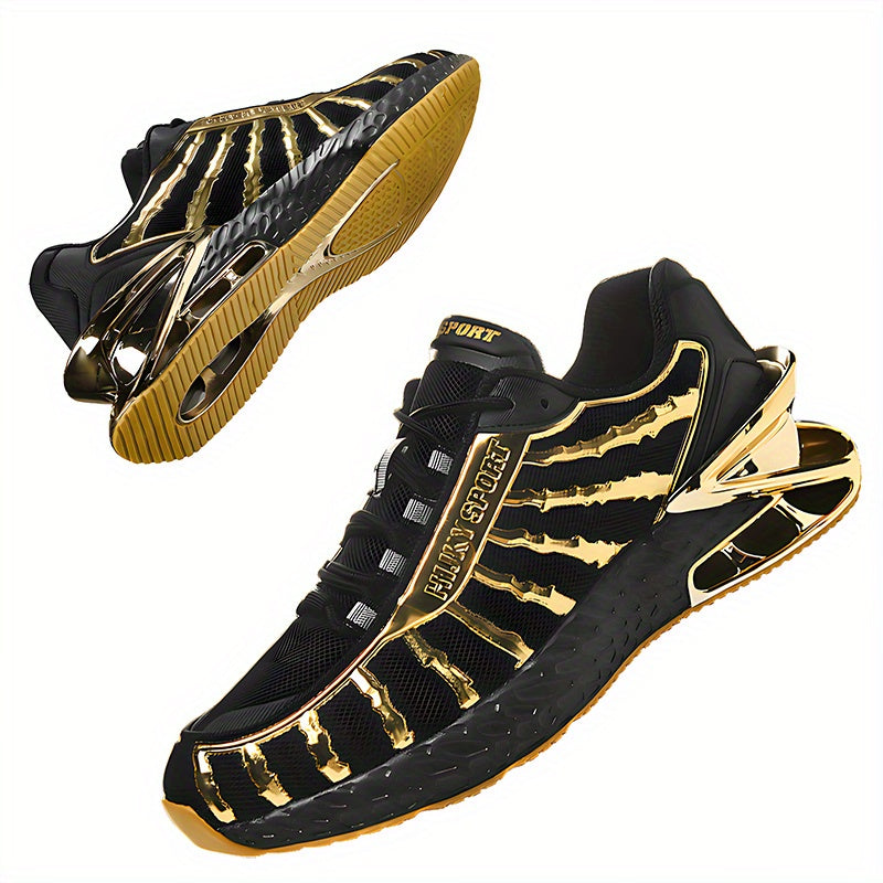 Men's Running Shoes With Anti-slip Design, Suitable For Tennis, Walking, And Blade-style Sports Shoes With A Touch Of Hip-hop.