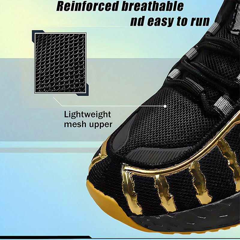 Men's Running Shoes With Anti-slip Design, Suitable For Tennis, Walking, And Blade-style Sports Shoes With A Touch Of Hip-hop.