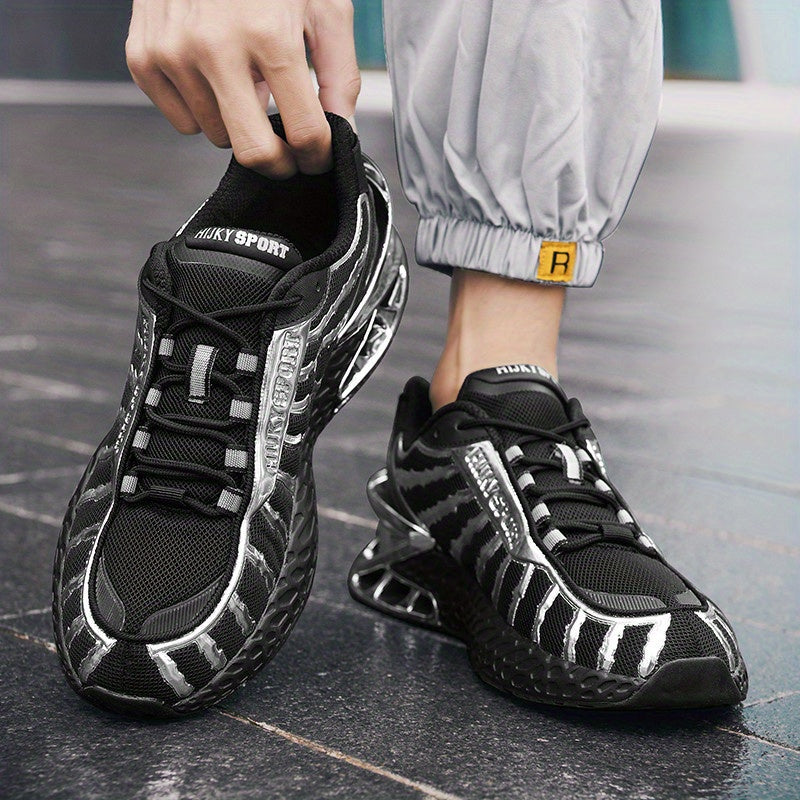 Men's Running Shoes With Anti-slip Design, Suitable For Tennis, Walking, And Blade-style Sports Shoes With A Touch Of Hip-hop.