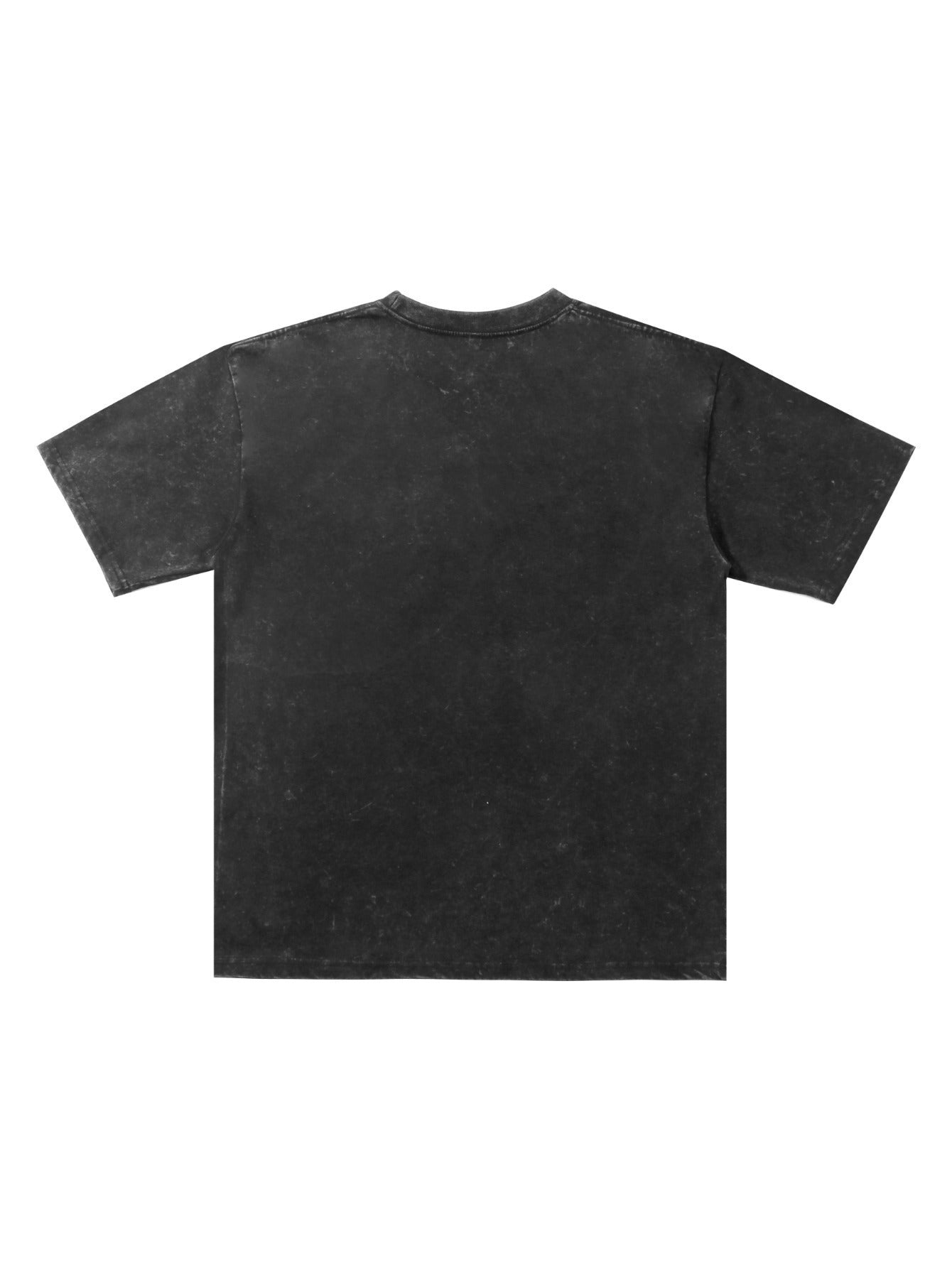 Pure Cotton Vintage Trendy Brand T-shirt, Short Sleeved Round Neck T-shirt, with A Certain Thickness Suitable for Summer Wearing T-shirt