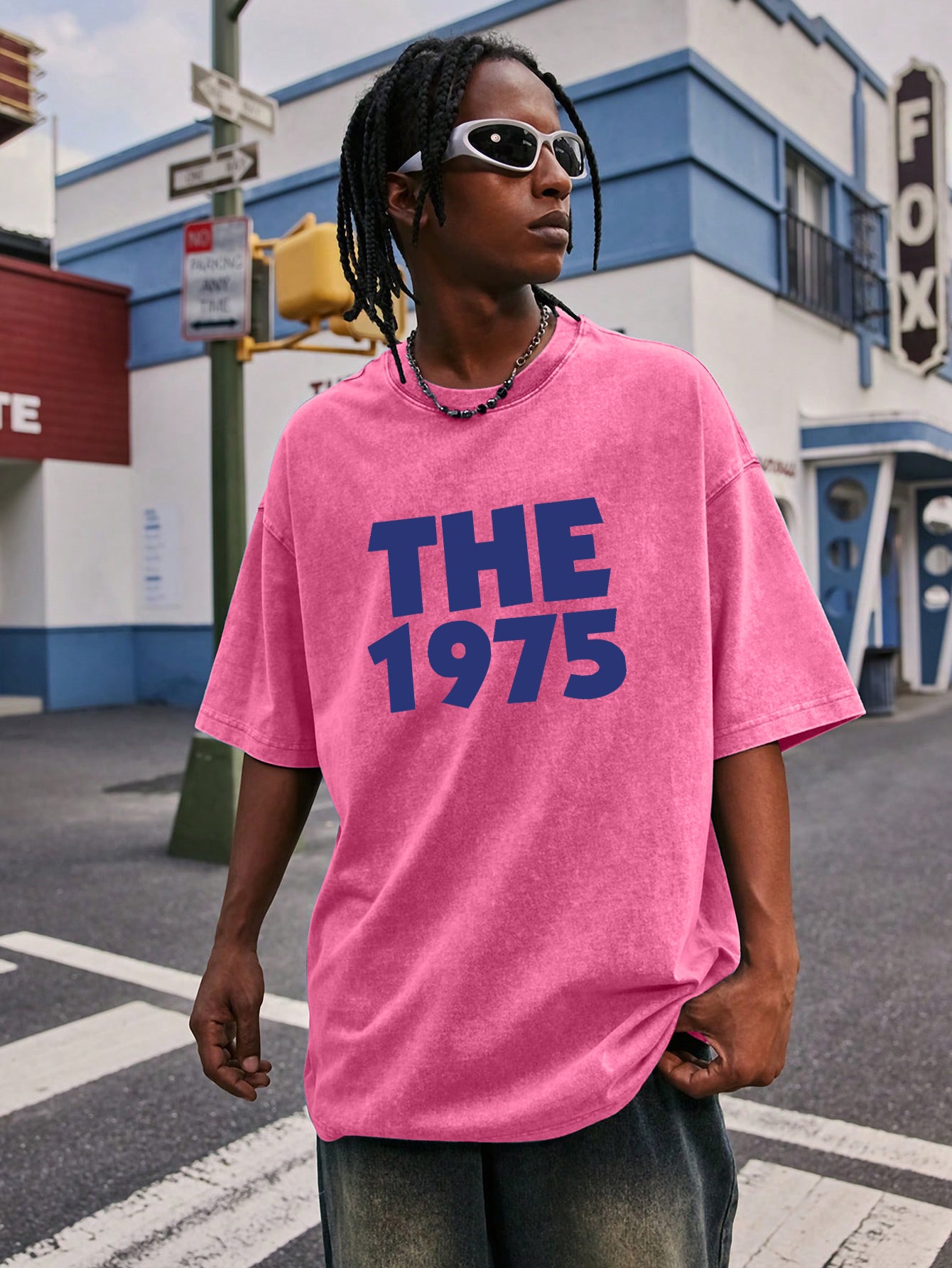 THE 1975 Print Tee Shirt, Tees for Men, Casual Short Sleeve T-shirt for Summer A Piece of Pure Cotton Washed with Water