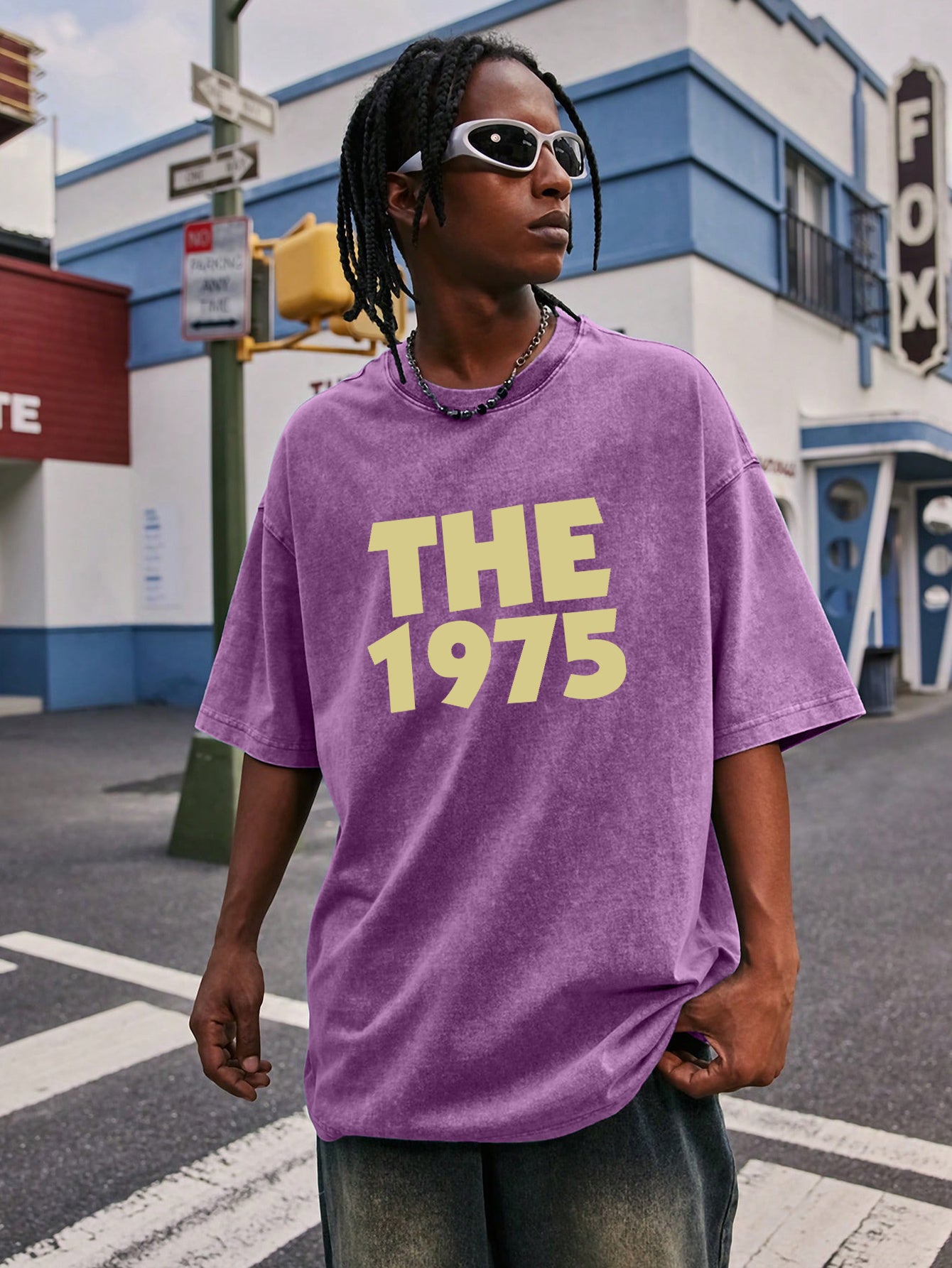 THE 1975 Print Tee Shirt, Tees for Men, Casual Short Sleeve T-shirt for Summer A Piece of Pure Cotton Washed with Water