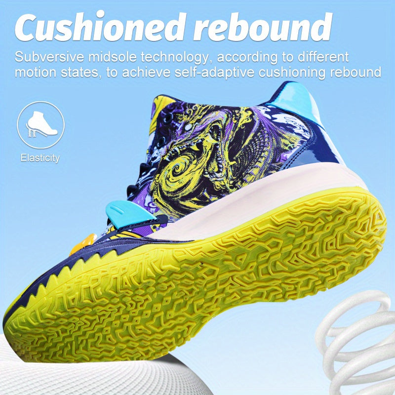 Men' s Basketball Shoes Breathable Non Slip Running Fashion Sneakers