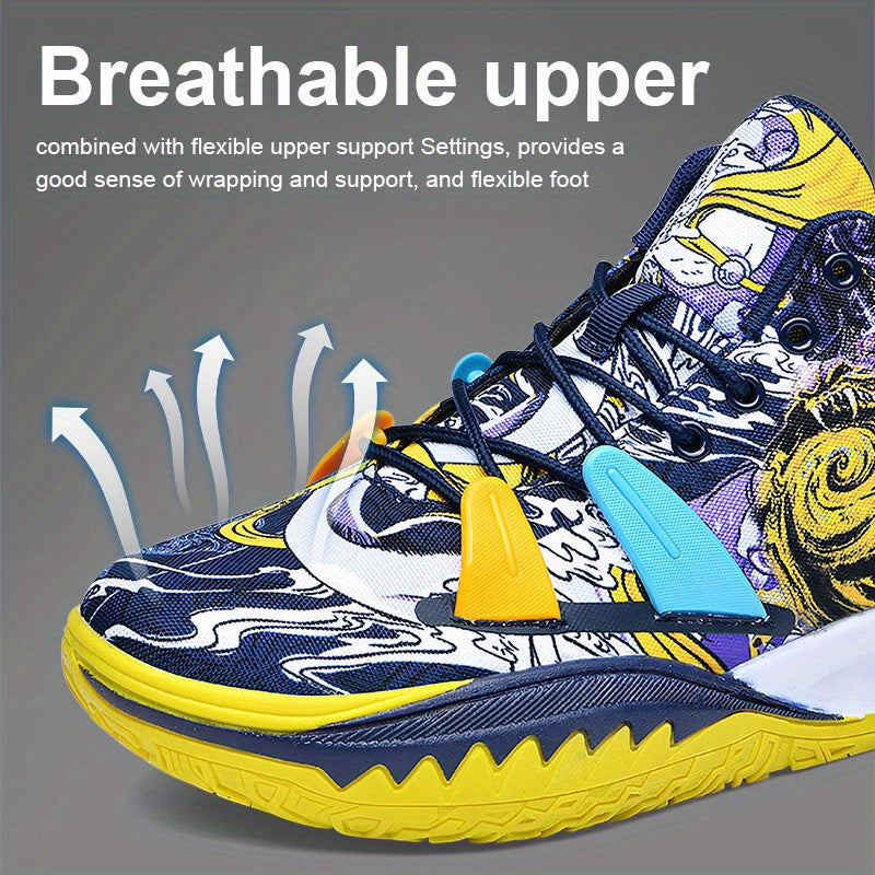 Men' s Basketball Shoes Breathable Non Slip Running Fashion Sneakers