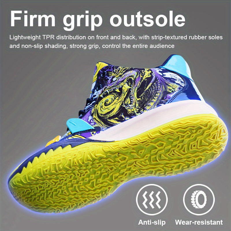 Men' s Basketball Shoes Breathable Non Slip Running Fashion Sneakers