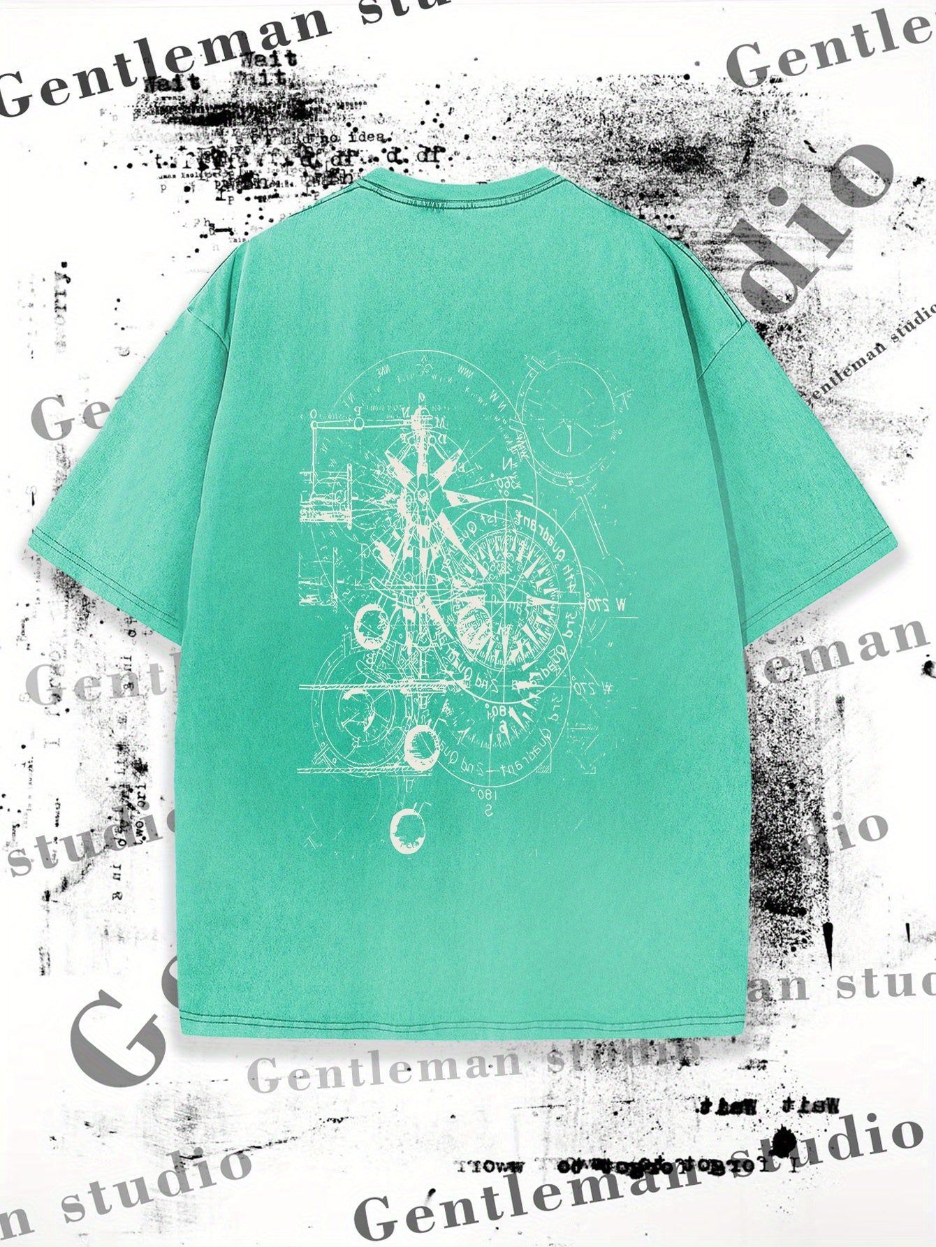 Print Tee Shirt, Tees for Men, Casual Short Sleeve T-shirt for Summer A Piece of Pure Cotton Washed with Water