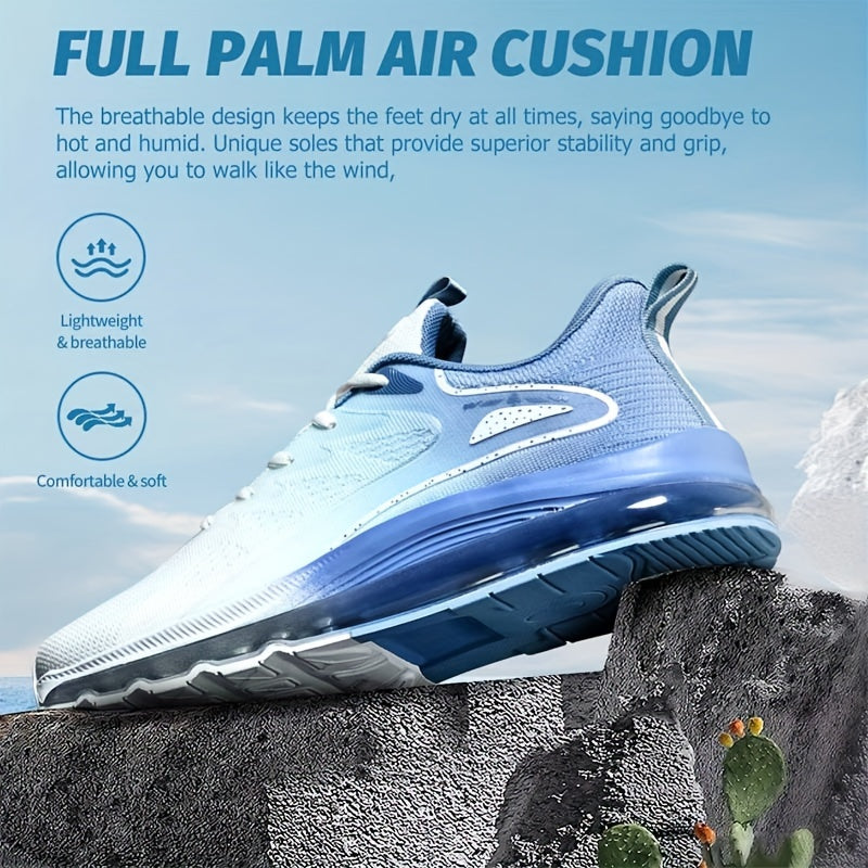 Men's Running Shoes Air Cushion Sports Shoes Fitness Exercise Light Tennis Walking Leisure Running Shoes