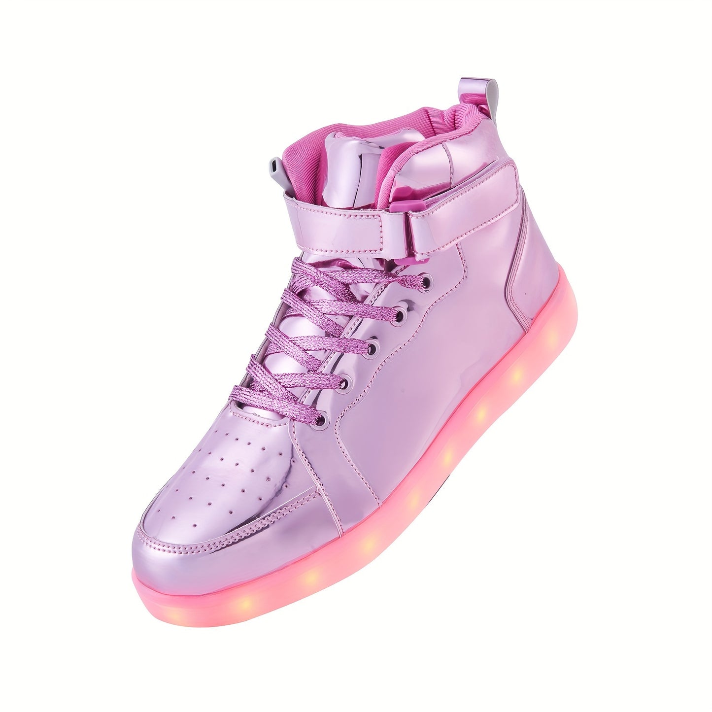 Led Light Up Shoes High Top Sneakers For Women Men Hip-Hop Dancing Shoes For Halloween Christmas Party With USB Charging