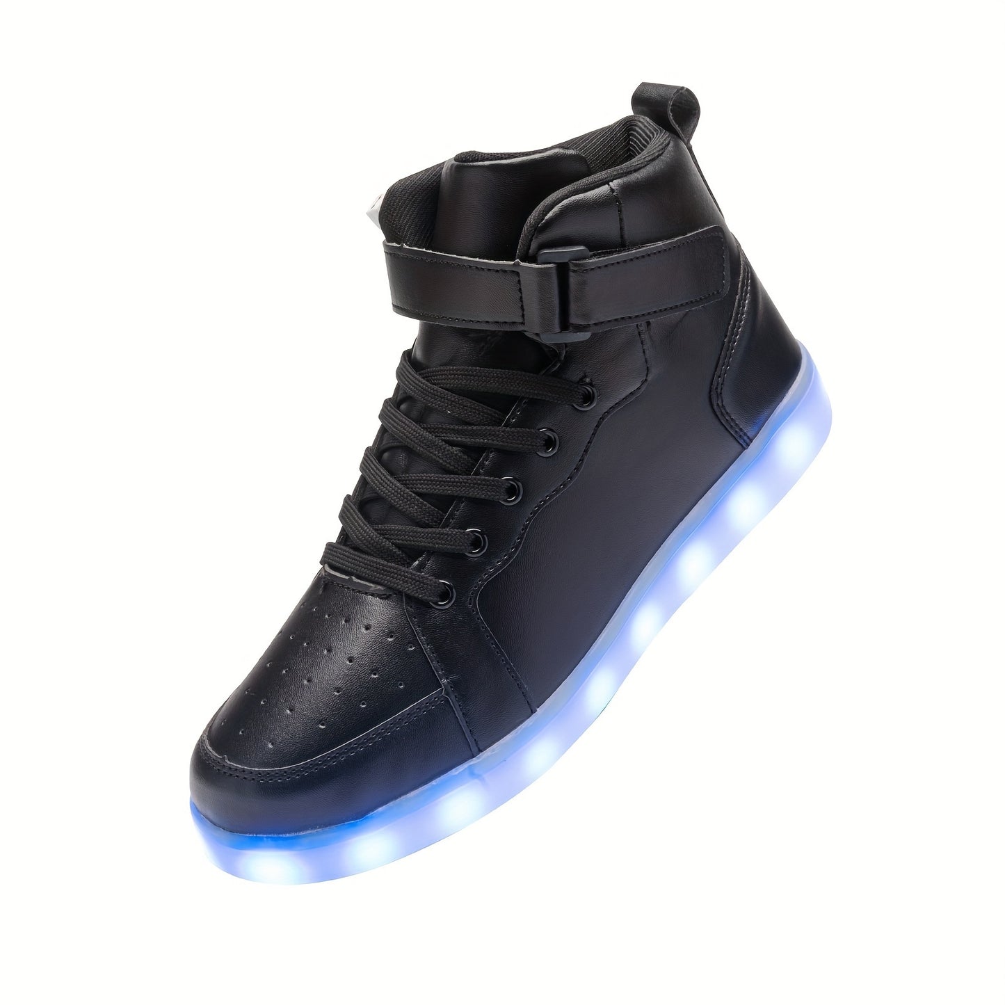 Led Light Up Shoes High Top Sneakers For Women Men Hip-Hop Dancing Shoes For Halloween Christmas Party With USB Charging