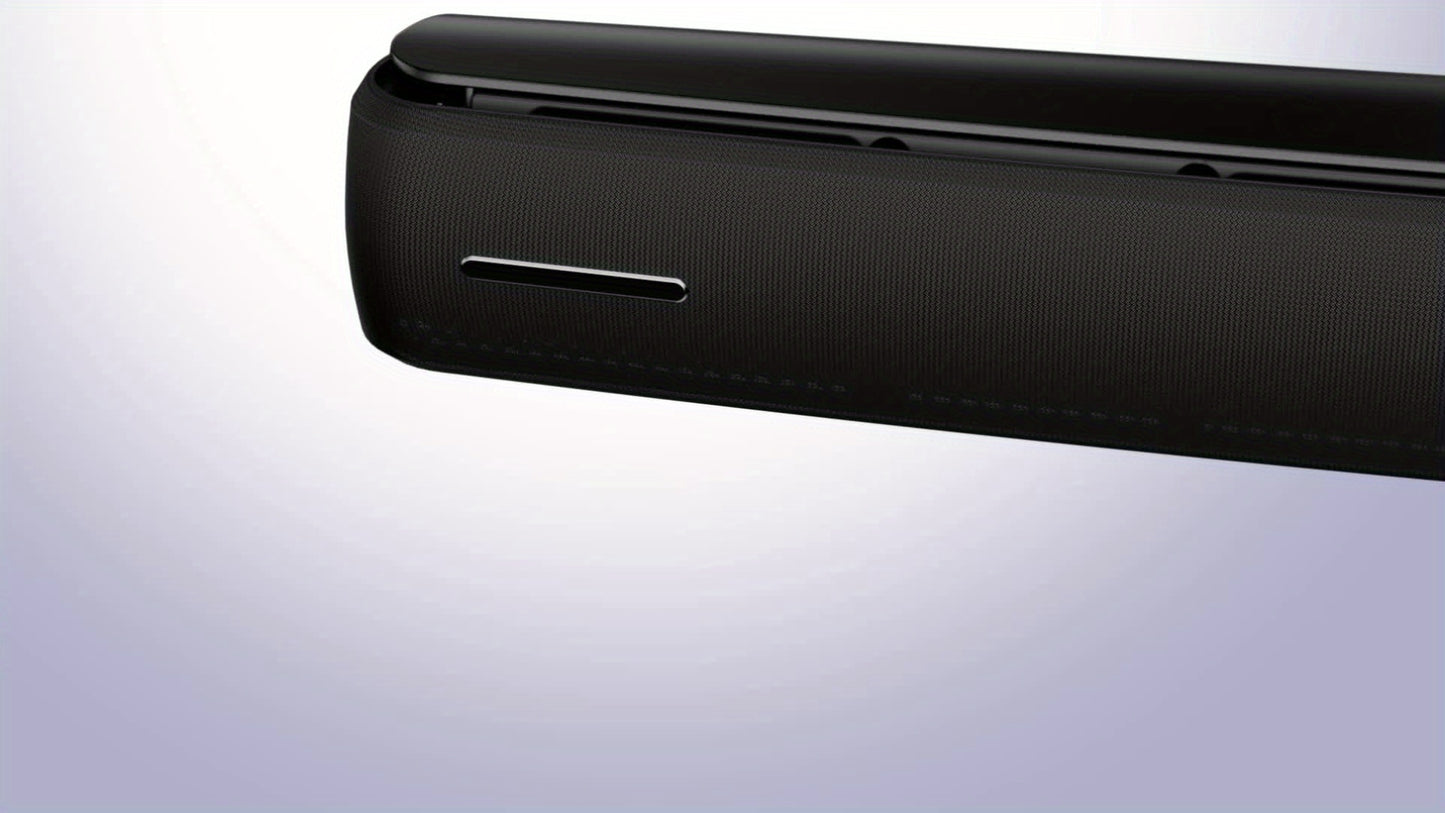 Sound Bar for Smart TV, 60W Soundbar with Wired & Wireless Connect, Auto Volume Boost, ARC/Optical/AUX Cables & Remote, 2in 1 Separable Soundbar
