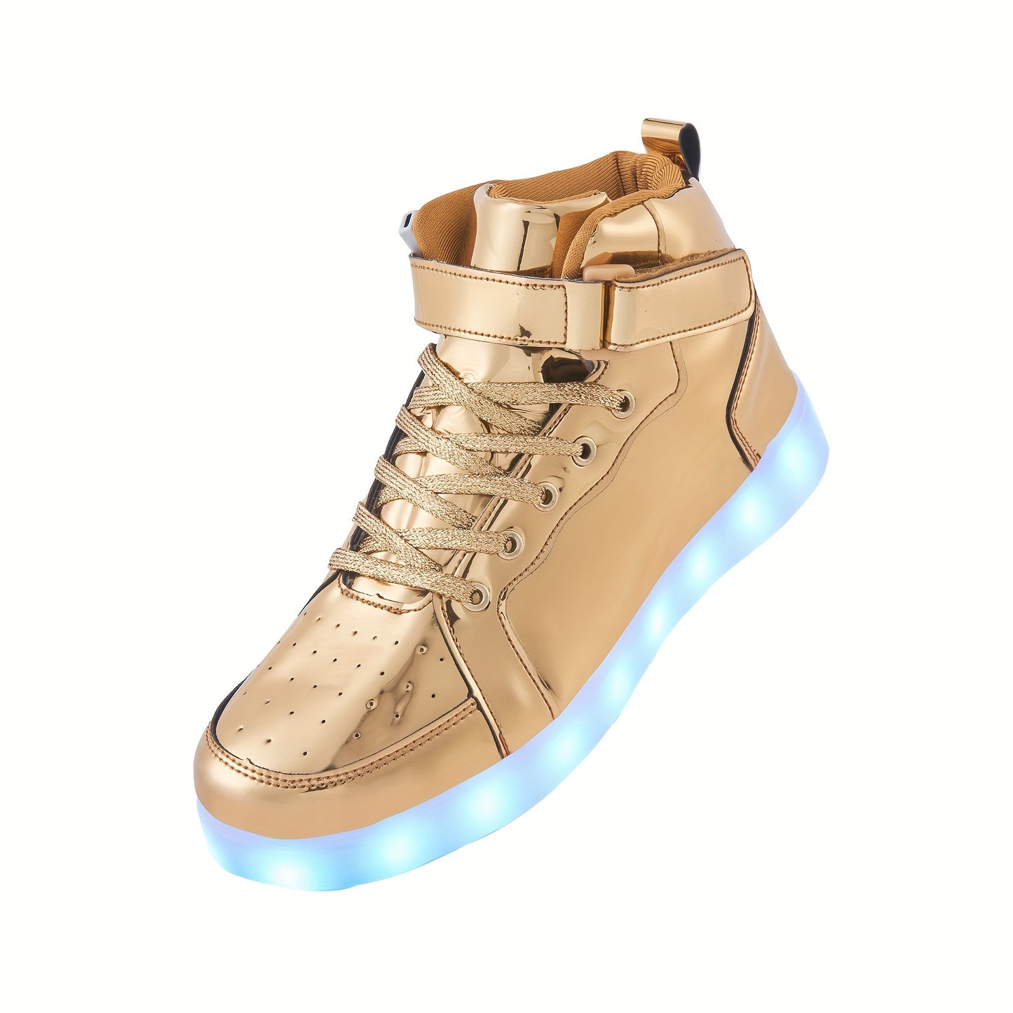 Led Light Up Shoes High Top Sneakers For Women Men Hip-Hop Dancing Shoes For Halloween Christmas Party With USB Charging