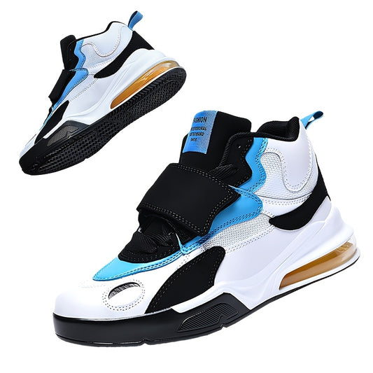 Men's High-Top Basketball Sneakers - Breathable, Durable & Non-Slip for All Seasons, Basketball Shoes