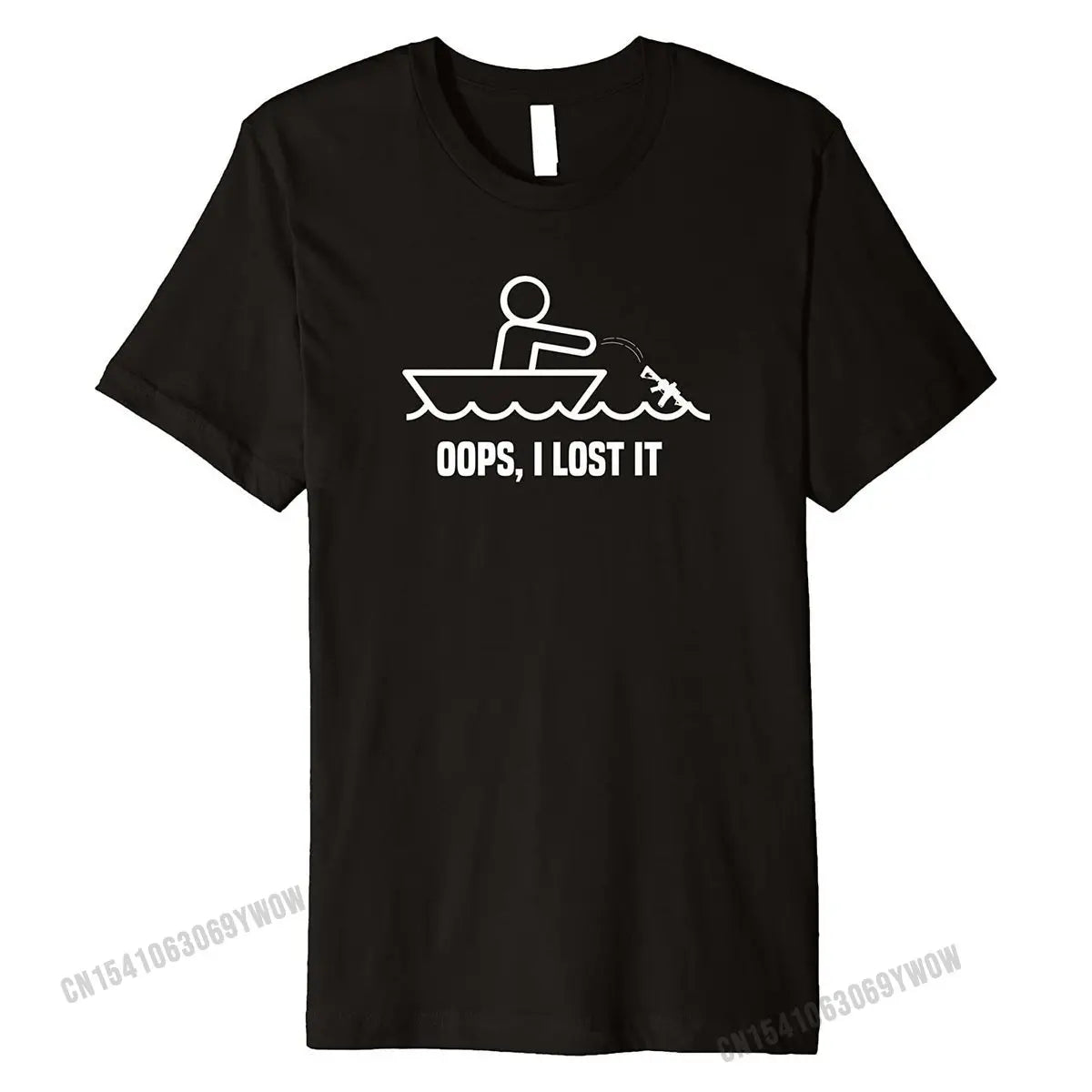 Lost my guns in a boating accident Gag Gift Funny AR15 tee Premium T-Shirt Cottonfor Men Comics Tshirts Printing Prevailing