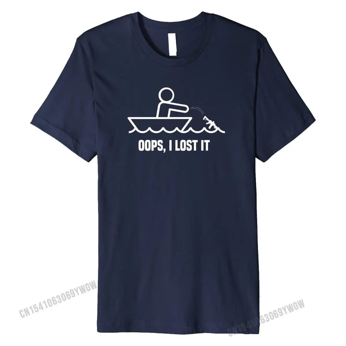 Lost my guns in a boating accident Gag Gift Funny AR15 tee Premium T-Shirt Cottonfor Men Comics Tshirts Printing Prevailing