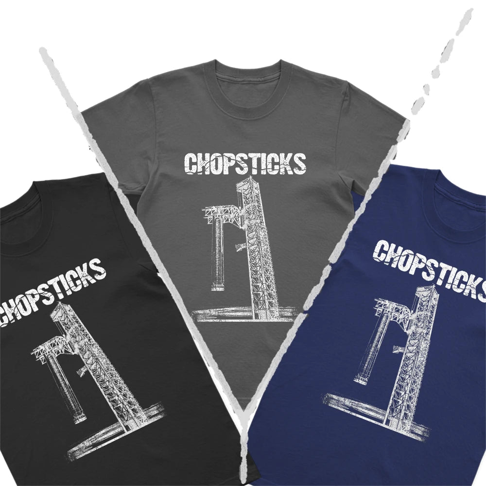 Coolmind U0161-T2 Chopsticks Rocket Print Cool Men T Shirt Big Size Exclusive Graphic Men Tshirt High Quality Unisex Tee Shirts