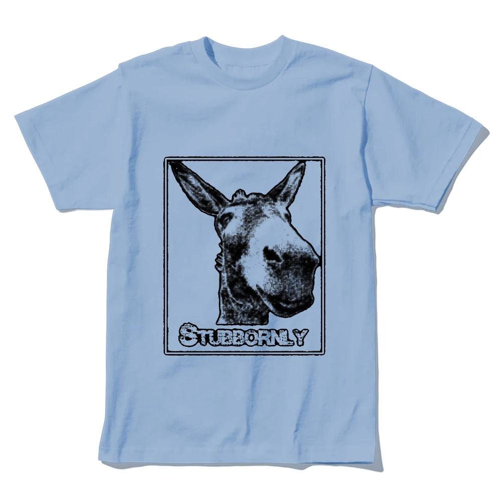 Coolmind U0056-T2 Funny Donkey Exclusive Graphic Men Tshirt 100% Cotton Cool Men Tshirt High Quality Unisex Tee Shirts