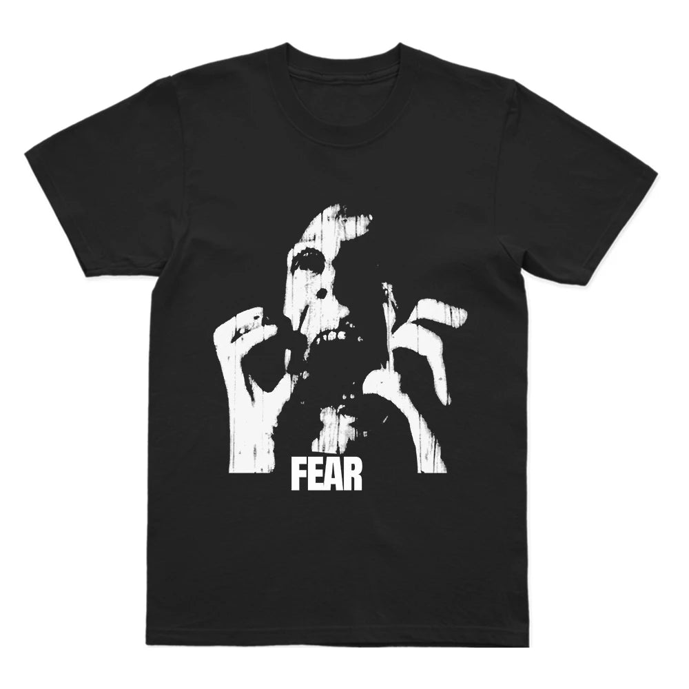 Coolmind U0059-T2 Fear Emotion Exclusive Graphic Men Tshirt Big Size 100% Cotton Men T Shirt Cool Tee Shirts Tops