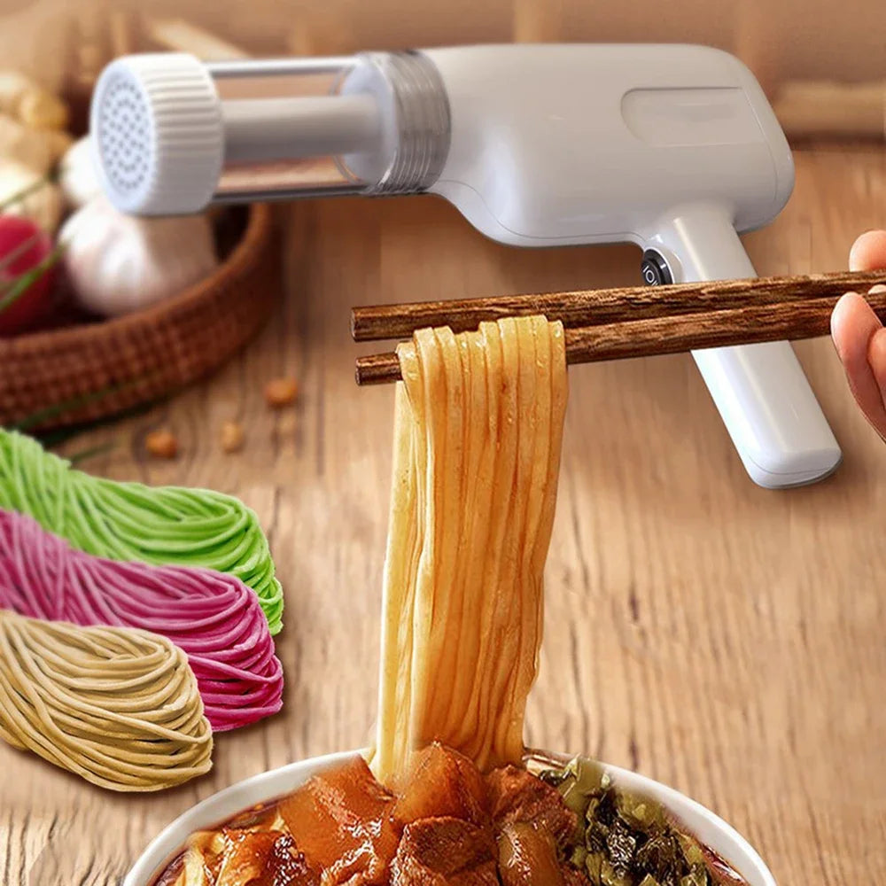 Multi-function Electric Wireless Handheld Efficient Pasta Maker Machine Kitchen Portable Easy Clean Noodle Making Machine Pasta