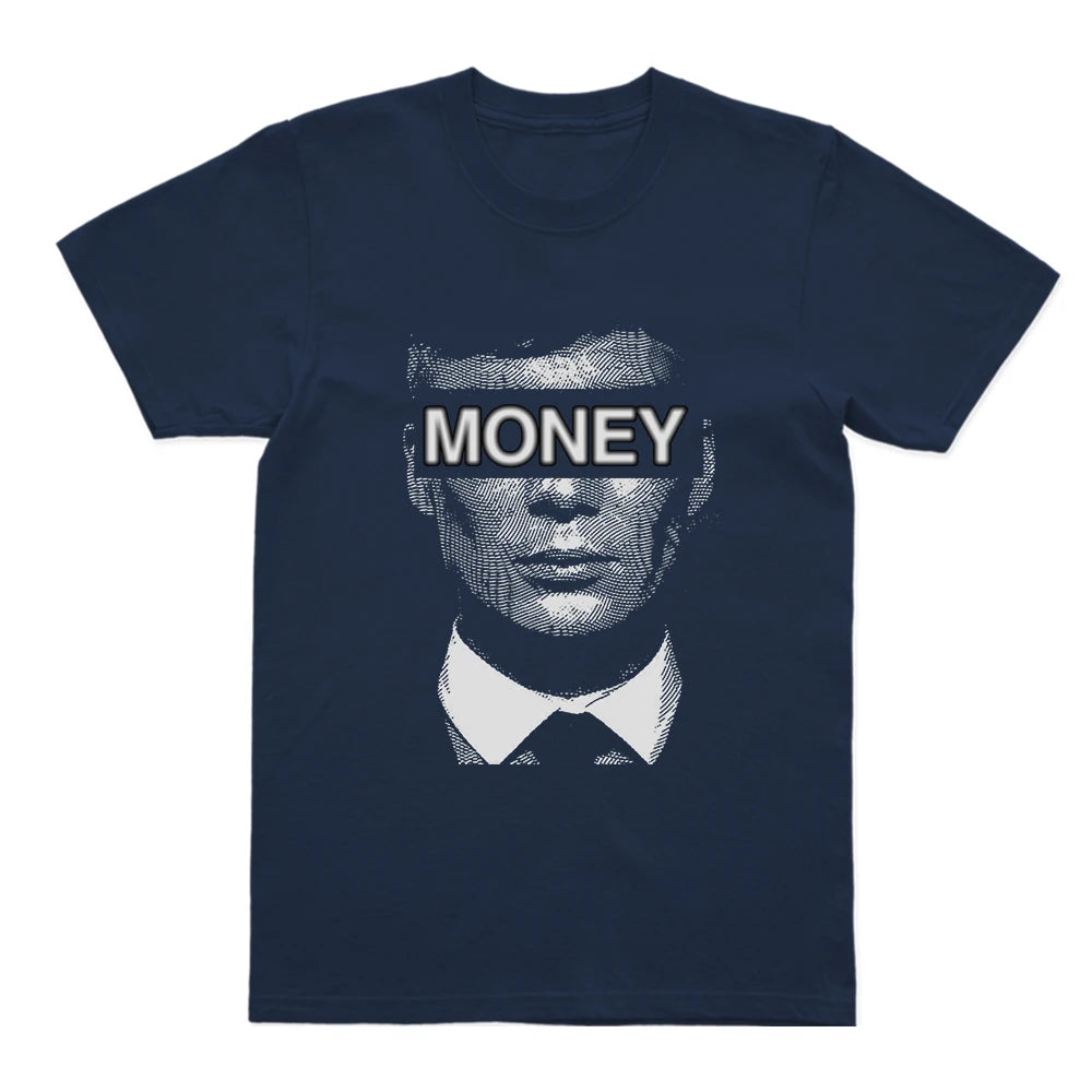 Coolmind U0034-T2 Cool Exclusive Graphic Money Print Men T Shirt Casual Big Size Unisex Tshirt Totton Tee Shirts