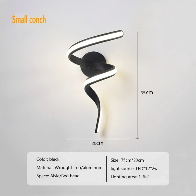 LED Wall Lamp Modern Minimalist Home wall light Indoor Decor For Living Room Bedroom Bedside Background Light Decoration Sconce