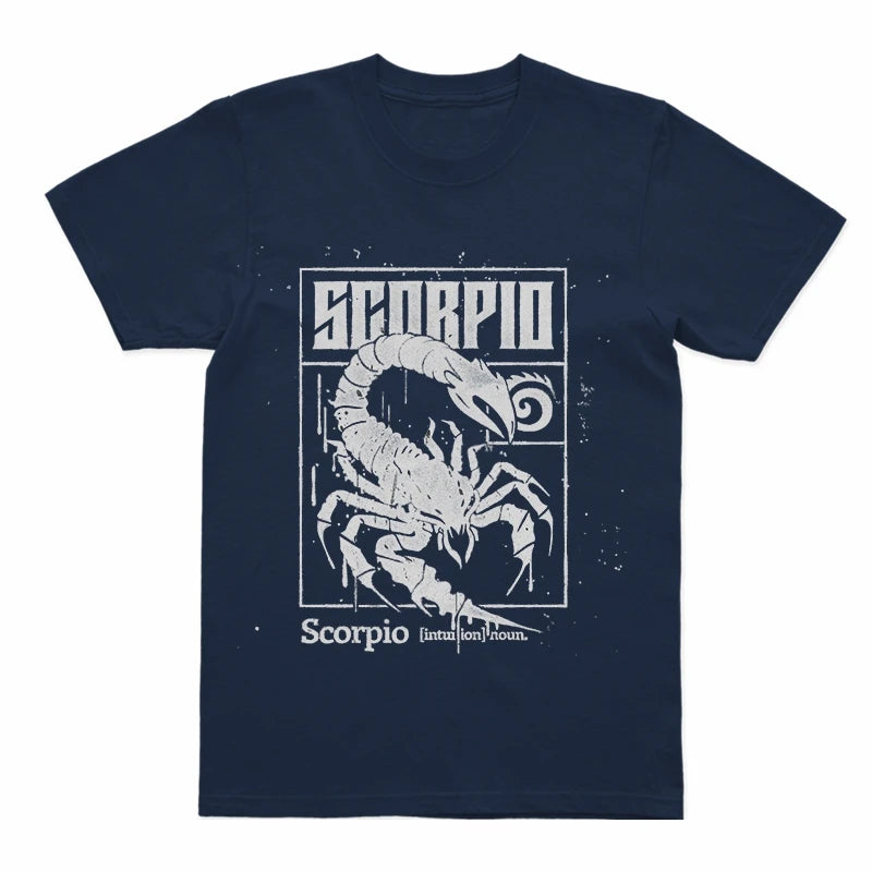 Coolmind U0029-T2 Scorpio Exclusive Graphic Print Men T Shirt Short Sleeve Big Size Men Tshirt Cool Tee Shirt Men