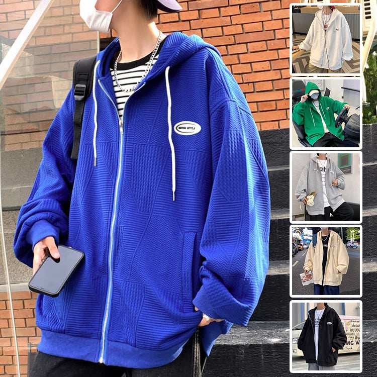 LAPPSTER Korean Fashion Zipper Hooded Jackets Coats 2023 Y2k Streetwear Jackets Japanese Harajuku Colorfuls Windbreaker Jackets