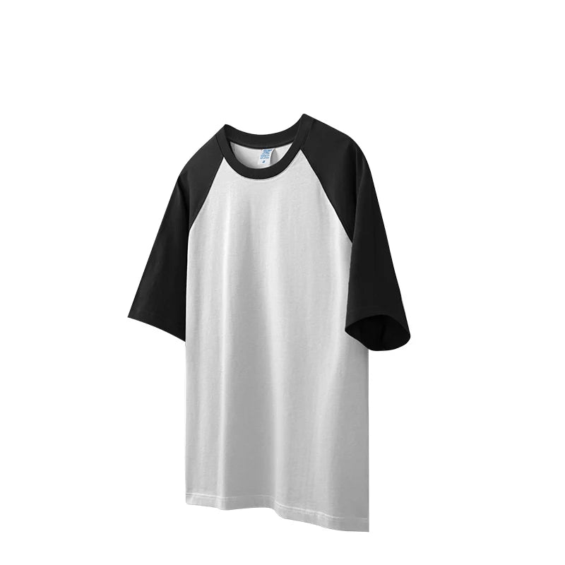 INFLATION Raglan Sleeve Minimalist T-shirts Unisex Colorblock Oversized Tees Mens Tops 2419S23
