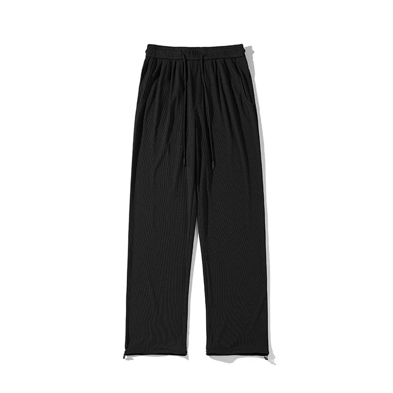 LAPPSTER Y2k Wide Leg Harem Pants Men Black Japanese Streetwear Sweatpants Designer Harajuku Casual Joggers Pants Tracksuit 5XL