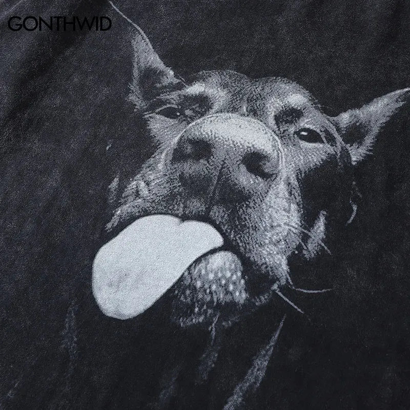 Vintage Oversize Dog T-Shirt