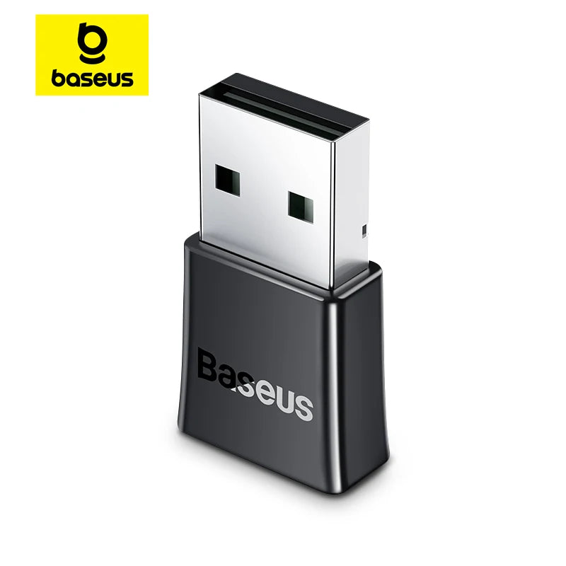 Baseus USB Bluetooth 5.3 Adapter PC USB Transmitter Receiver Dongle Wireless Adapter For Wireless Mouse Keyboard Win11/10/8.1