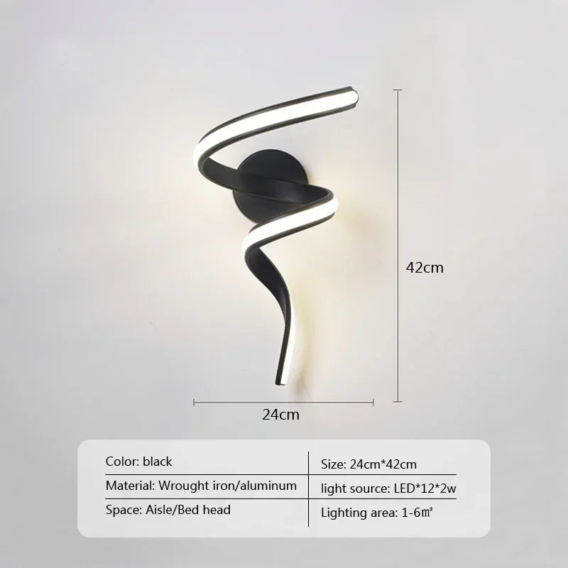 LED Wall Lamp Modern Minimalist Home wall light Indoor Decor For Living Room Bedroom Bedside Background Light Decoration Sconce