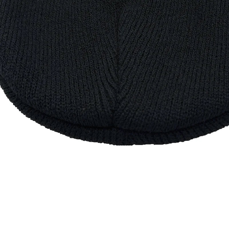 Winter Embroidery Skull Gestures 66 Acrylic Knit Beanies Hat for Men Women Outdoor Mountaineering Warming Cold Caps Youth W193