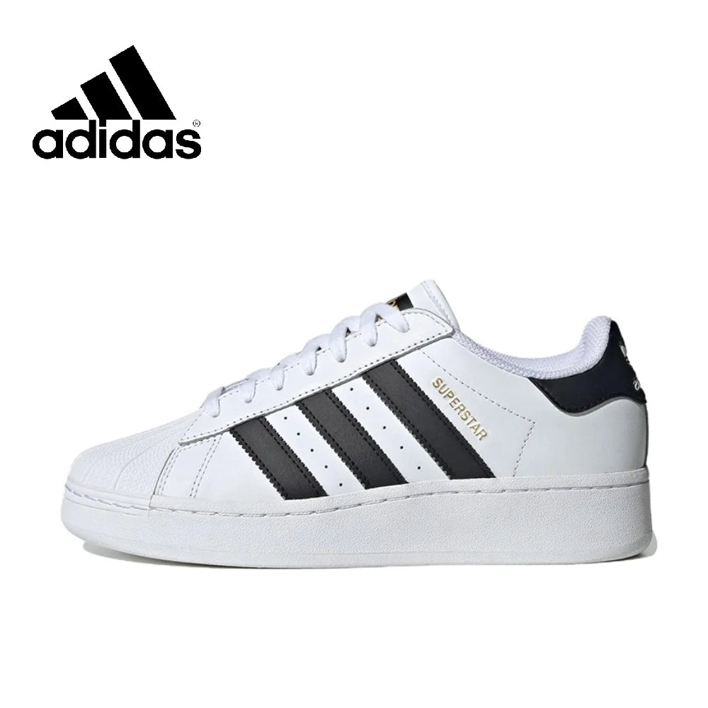 Adidas Superstar xLG low shoes men and women winter Casual Fashion board shoes Lightweight and breathable sneakers black&white