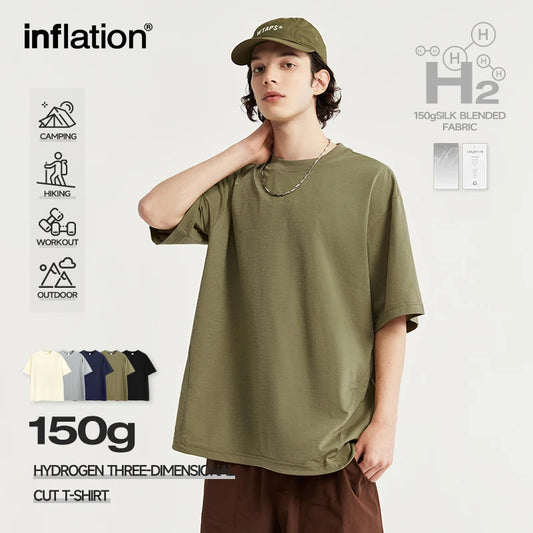 INFLATION Sportswear Hydrogen Tailored T-shirt Men Outdoor Lightweight Stretch Breathable Tees